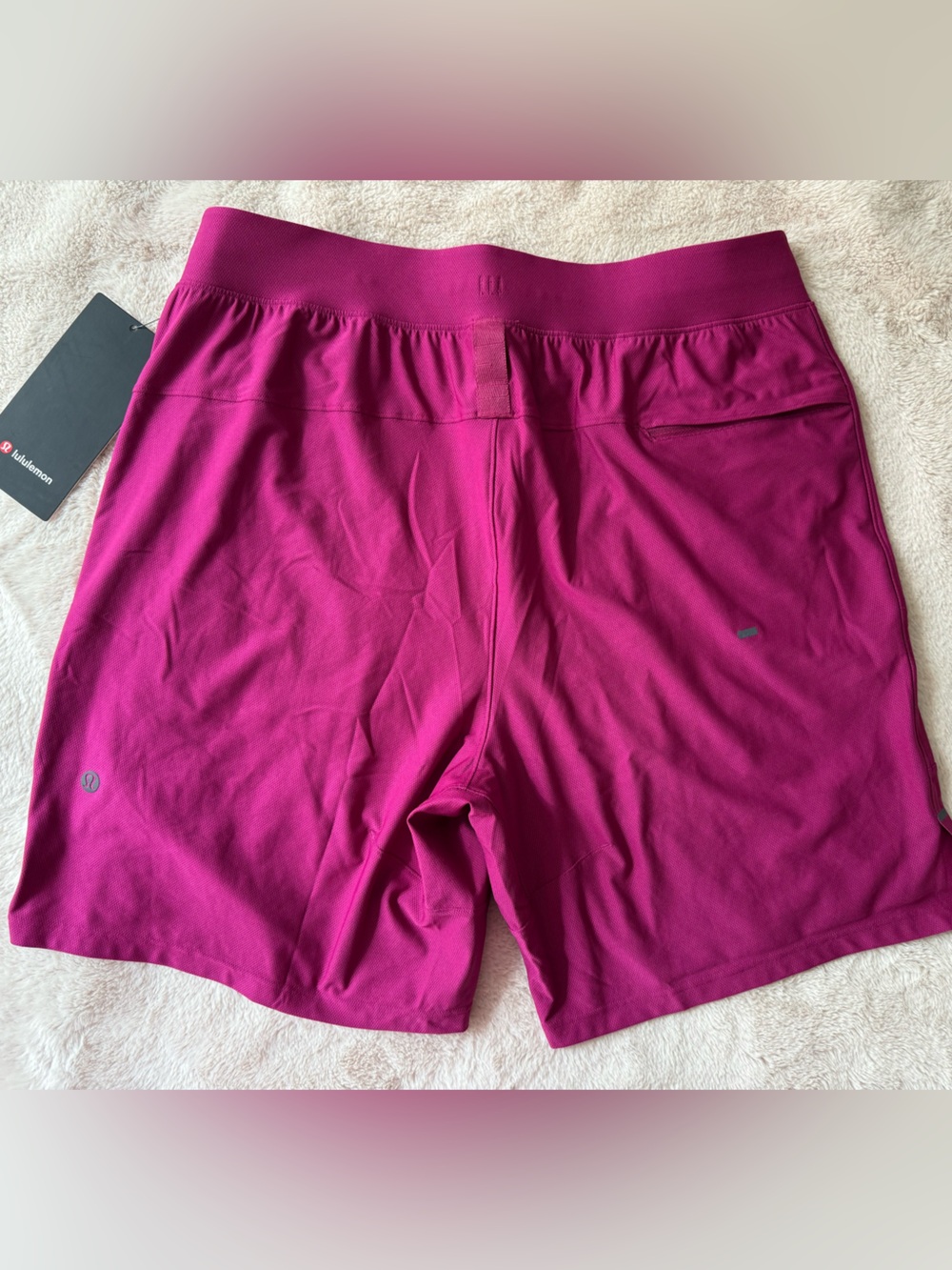 NWT Lululemon License to Train Short 7” LL *Pique Magenta Purple Size M - Picture 4 of 13